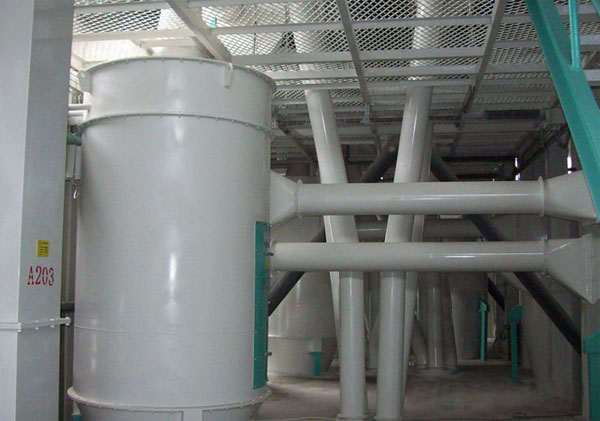 天津王經(jīng)理定購的面粉廠旋風(fēng)除塵器、布袋除塵器已發(fā)貨